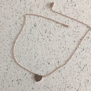NWOT Tiffany & Co. Rose Gold Heart Necklace